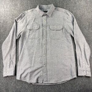 Rip Curl Men's Long Sleeve Button-Up Shirt Size S Heather Gray